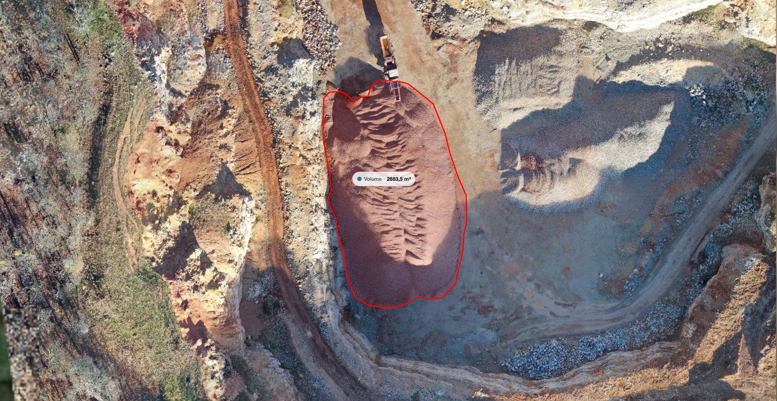 Stock pile measurement