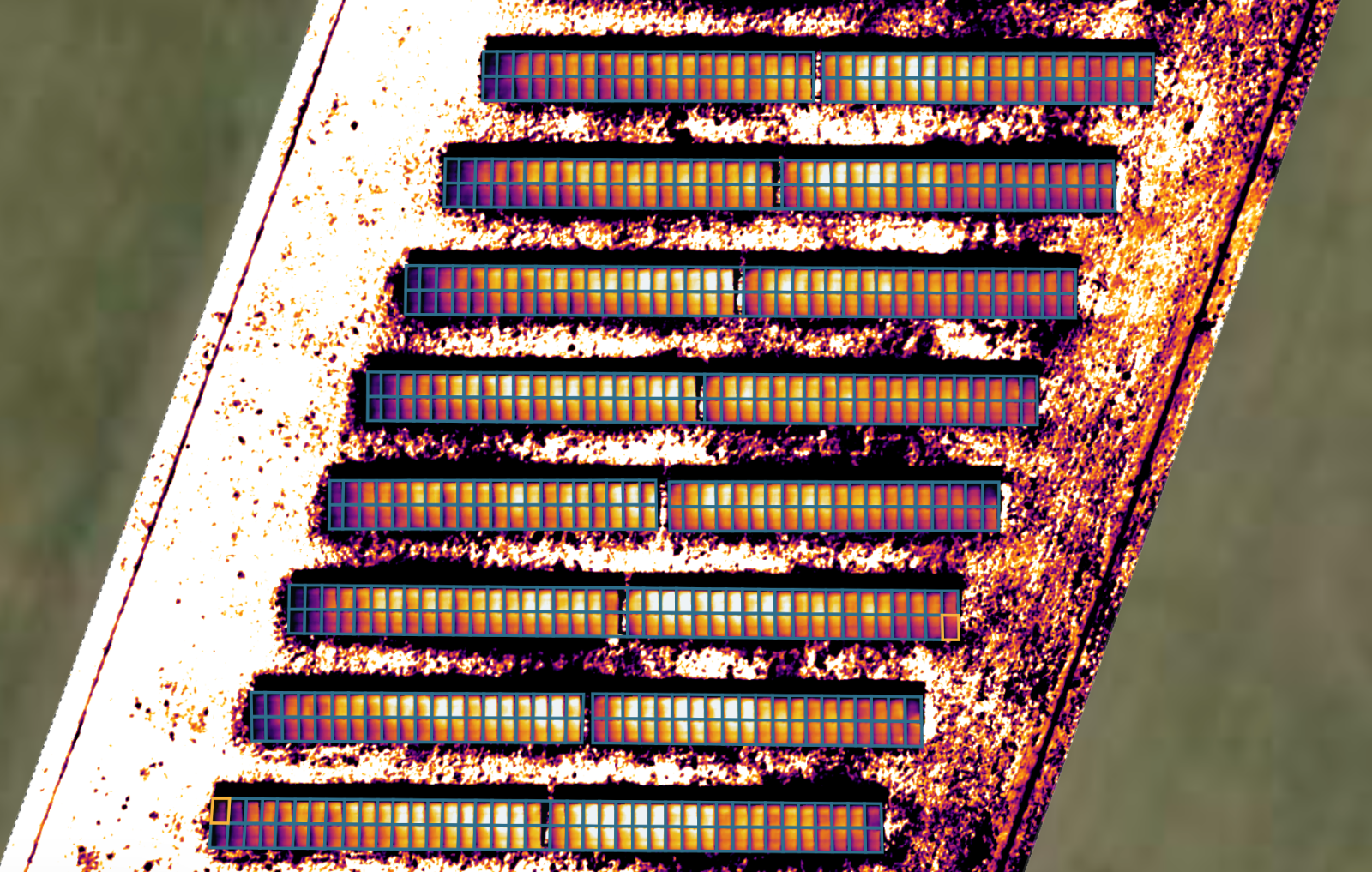 Solar farm auto detected